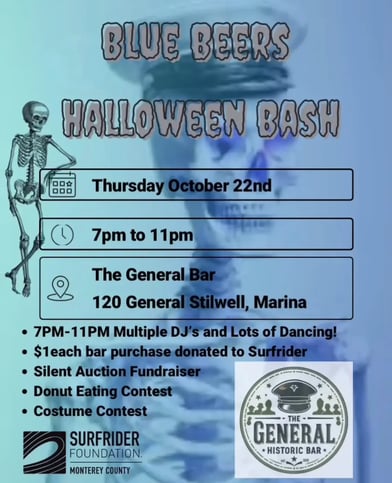 HALLOWEEN BLUE BEERS FLIER
