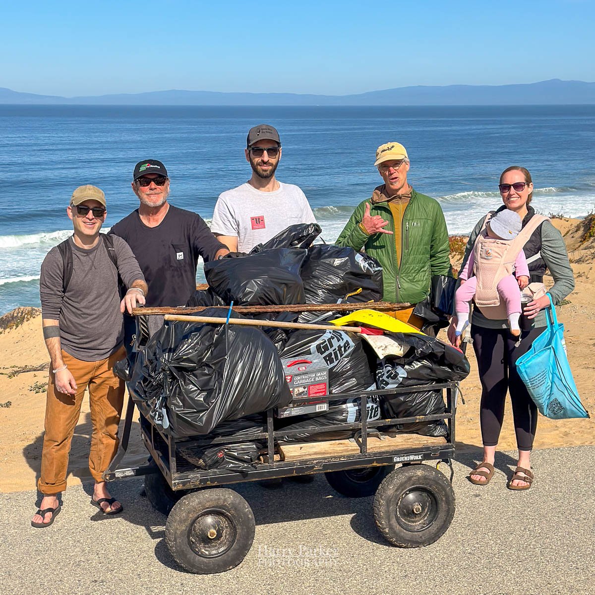 Surfrider and Dune Gooney Beach Cleanup Sand City, CA