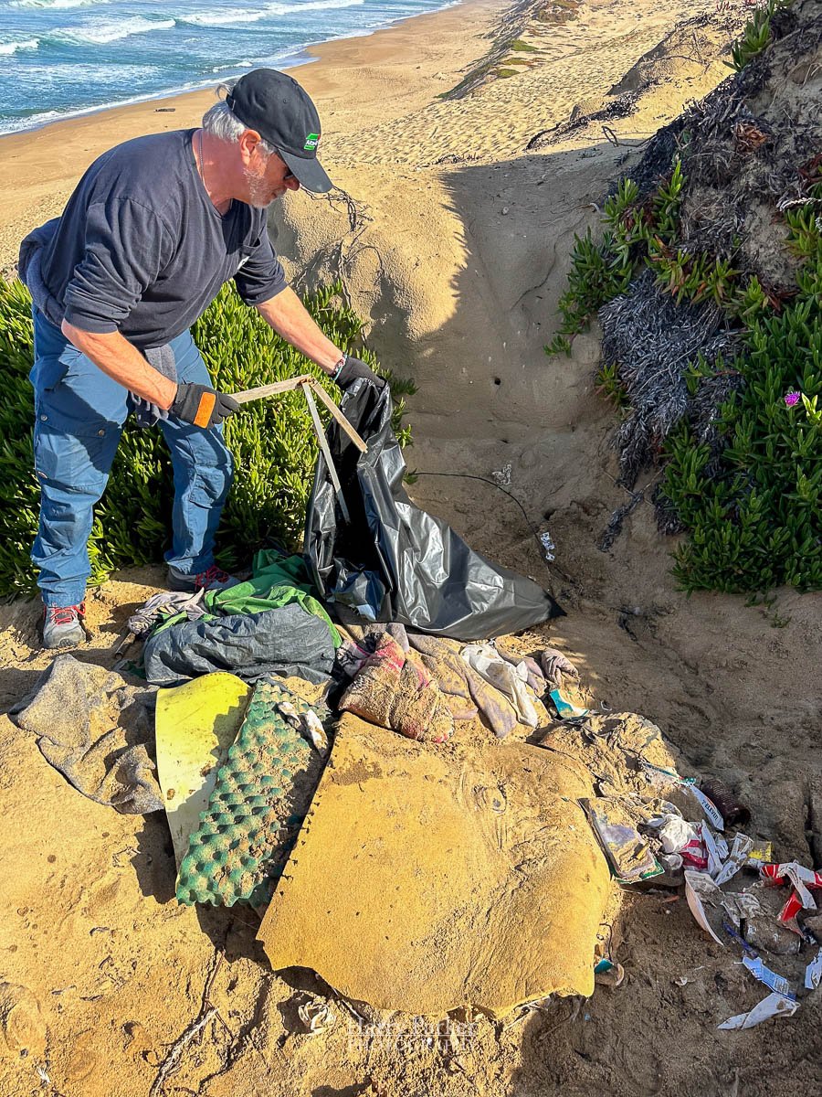Surfrider and Dune Gooney Beach Cleanup Sand City, CA