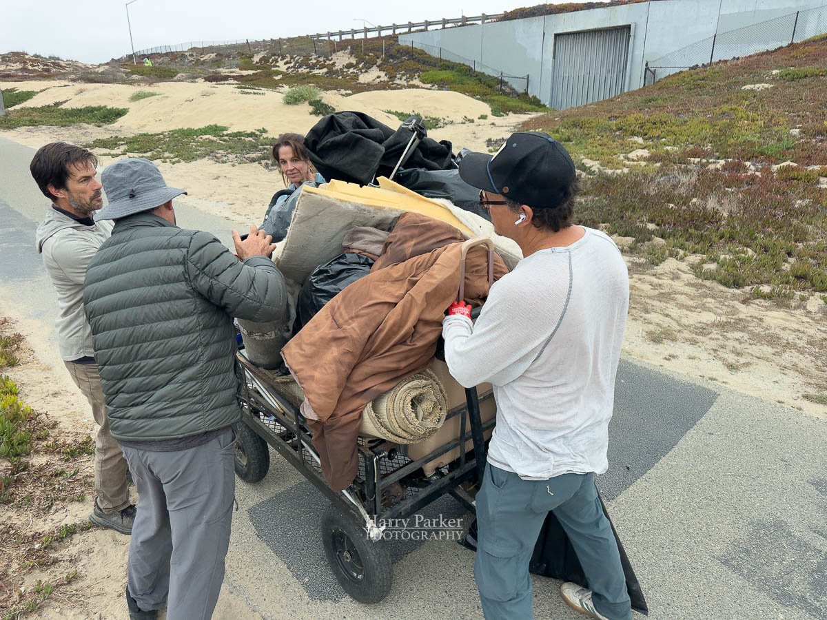 Beach Cleanup, Sand City, CA