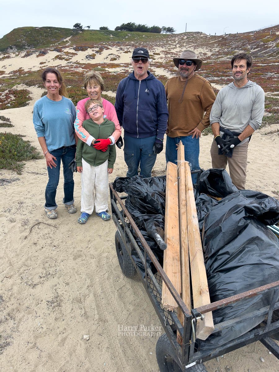 Beach Cleanup, Sand City, CA