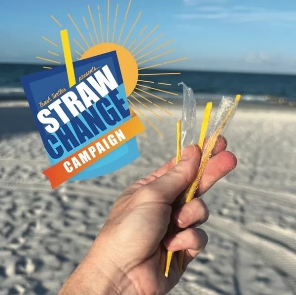 trash turtles straw campaign