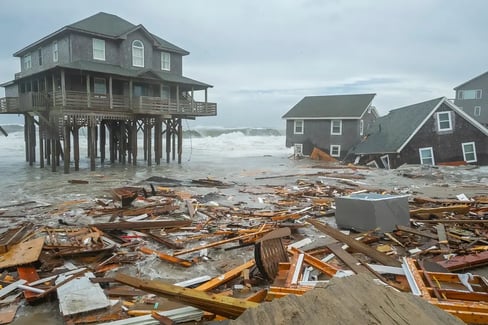 September 30 2025 Houses Fall in the Ocean Buxton NC (C)Epic Shutter Photography___